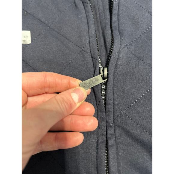 Good Man Brand Navy Blue Quilted Bomber Jacket Men's Size Small - Picture 5 of 9